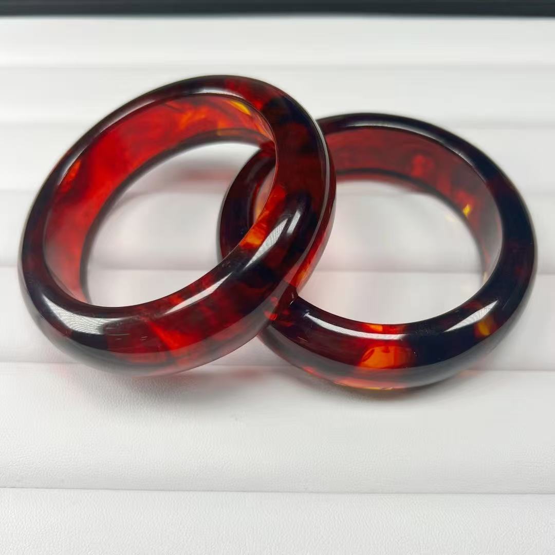 a625血丝正圈手镯时尚百搭