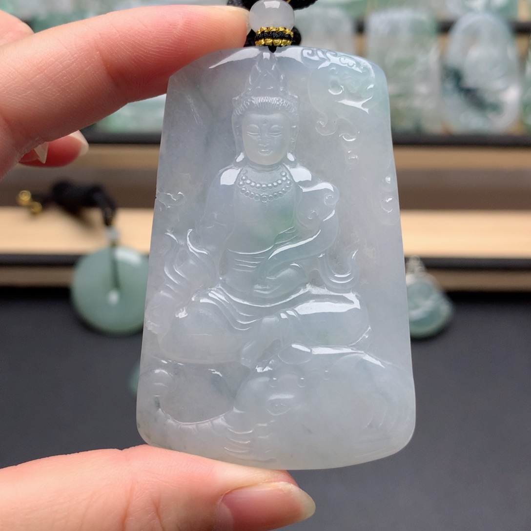 颈饰未镶嵌翡翠普贤