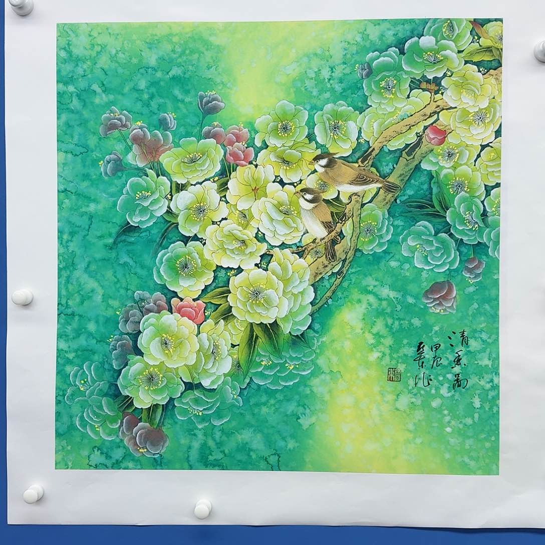 国画多次参加国内外大型展览