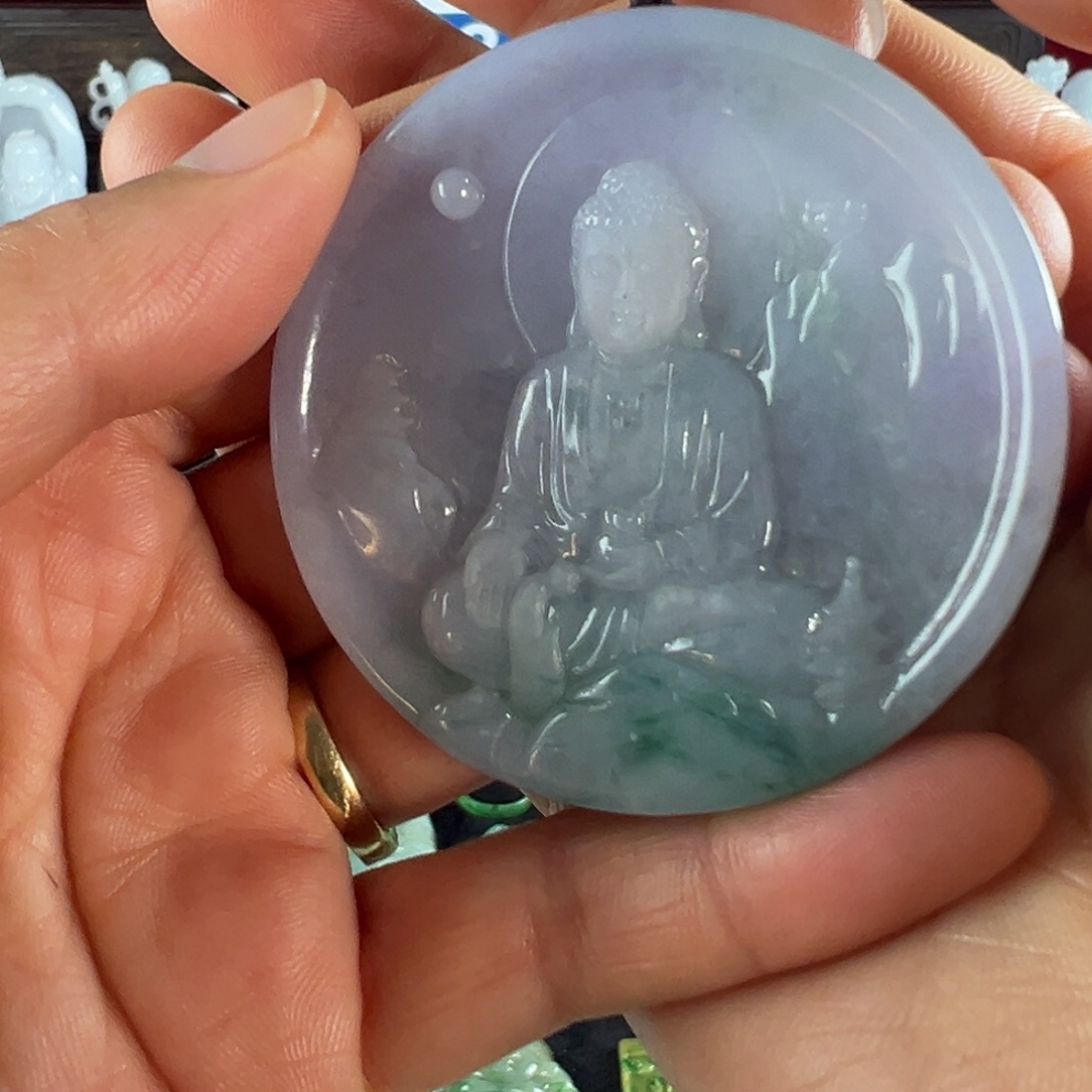 翡翠未镶嵌手镯天然翡翠挂件