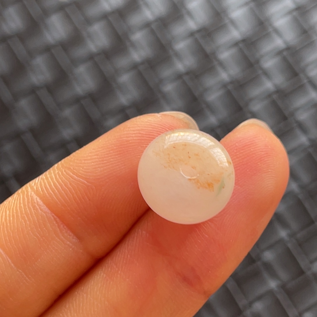 翡翠颈饰未镶嵌桂花糕