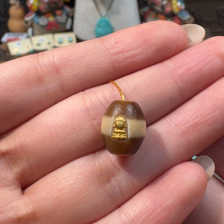 石英质玉未镶嵌天珠