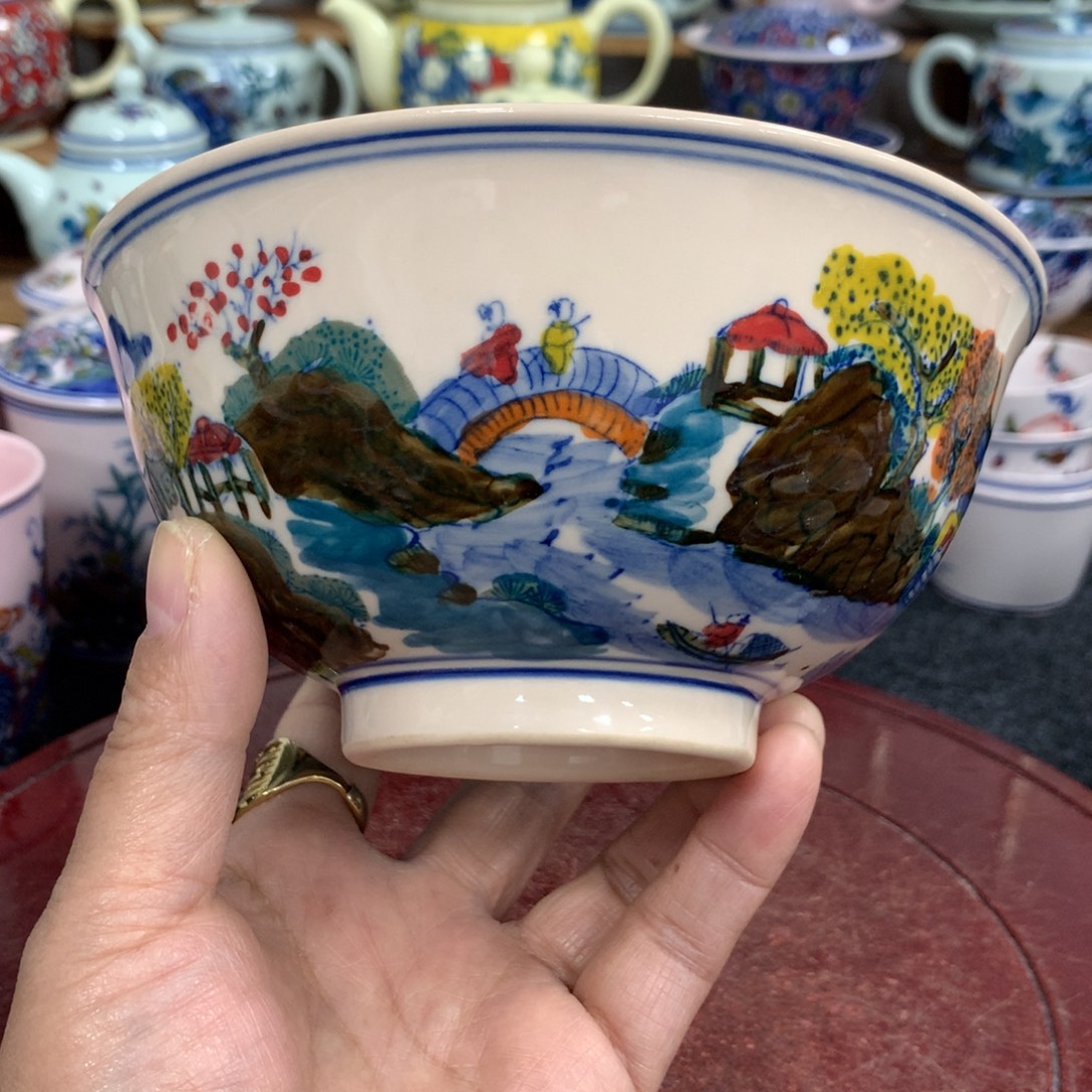 摆件景德镇陶瓷 碗 杯盘 碟 壶 各种…