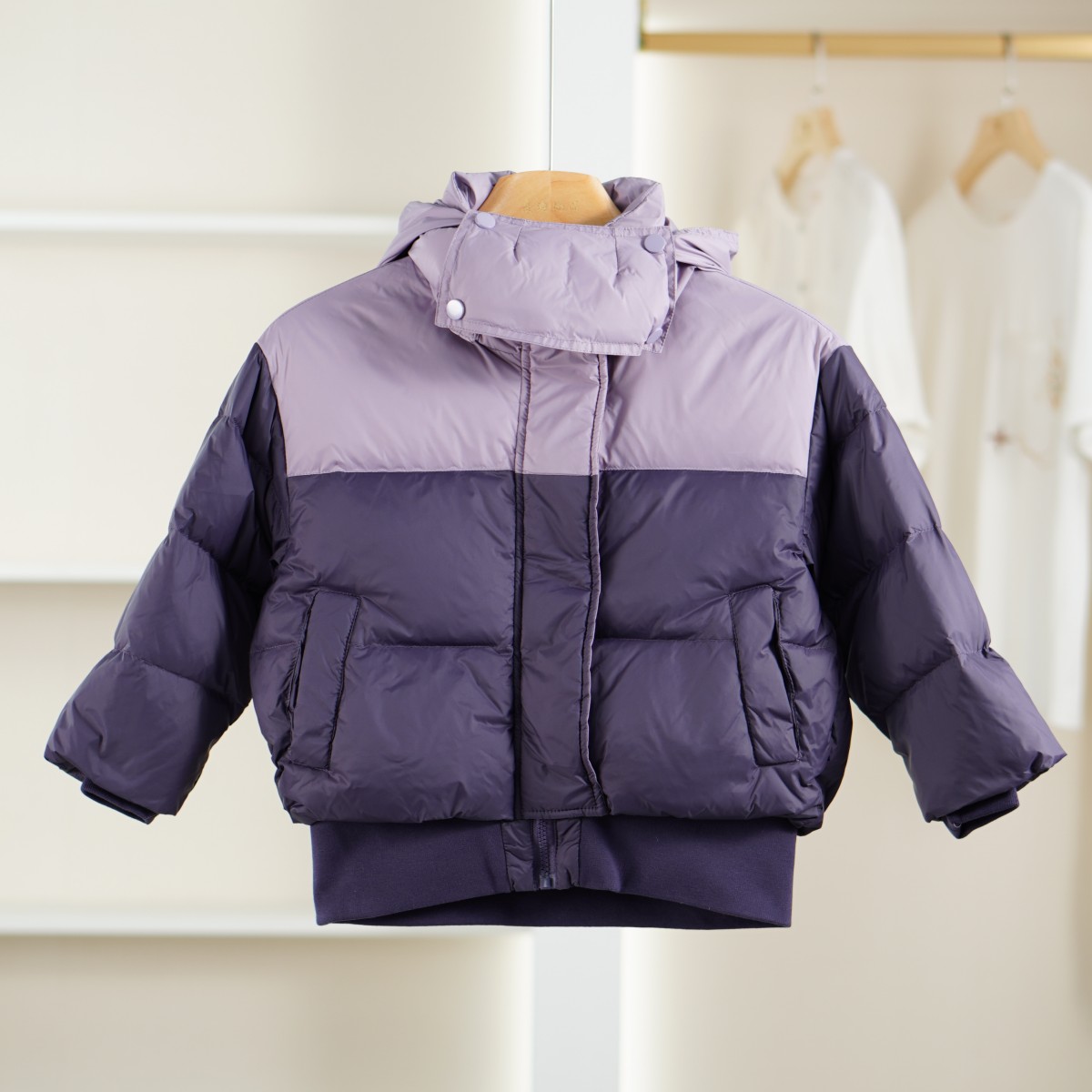 麦迪尚品 一路童行【植】31129694 冬季儿童立领拼色羽绒服折扣