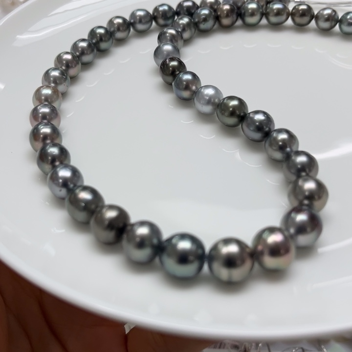 海水珍珠项链银S925镶嵌可打8折