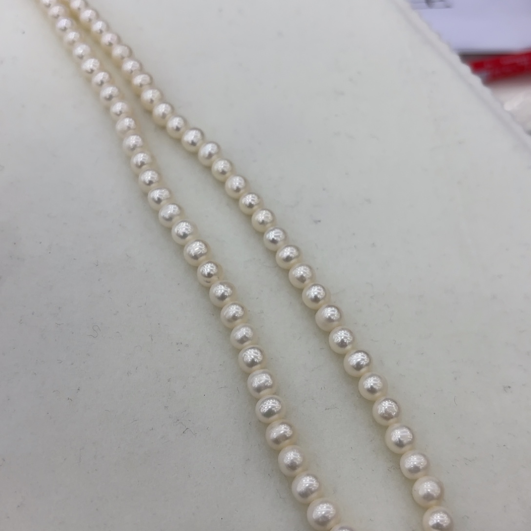 淡水珍珠颈饰银S925镶嵌501