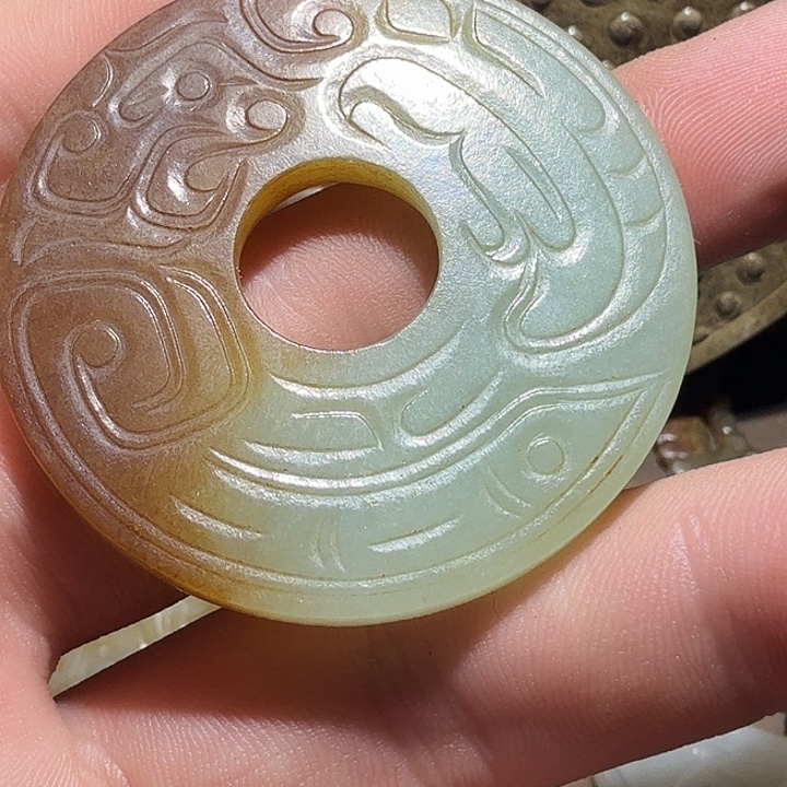 独***身和田玉（糖玉）未镶嵌挂件