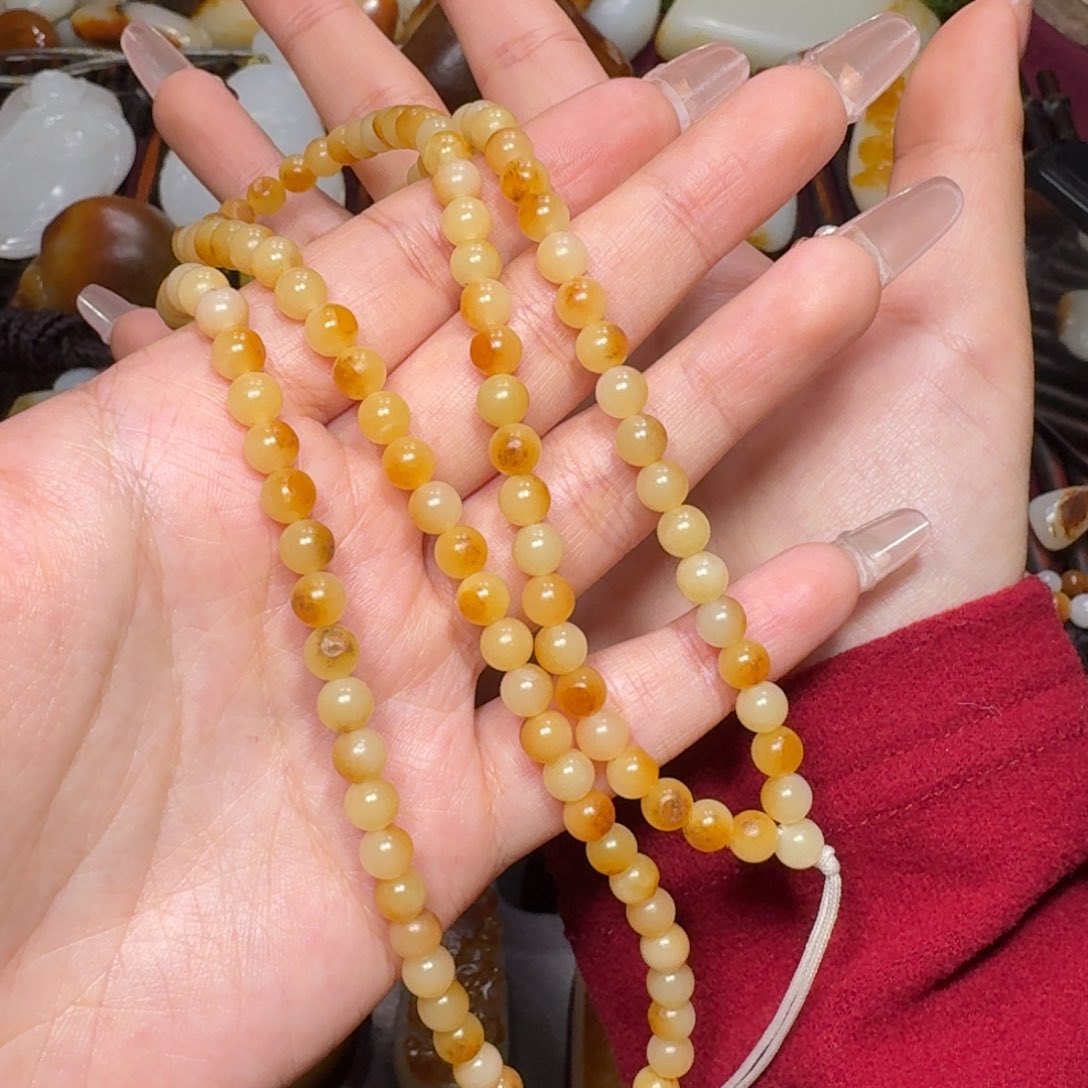 和田玉颈饰未镶嵌项链