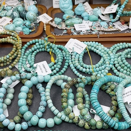 绿松石珠宝奇石未镶嵌