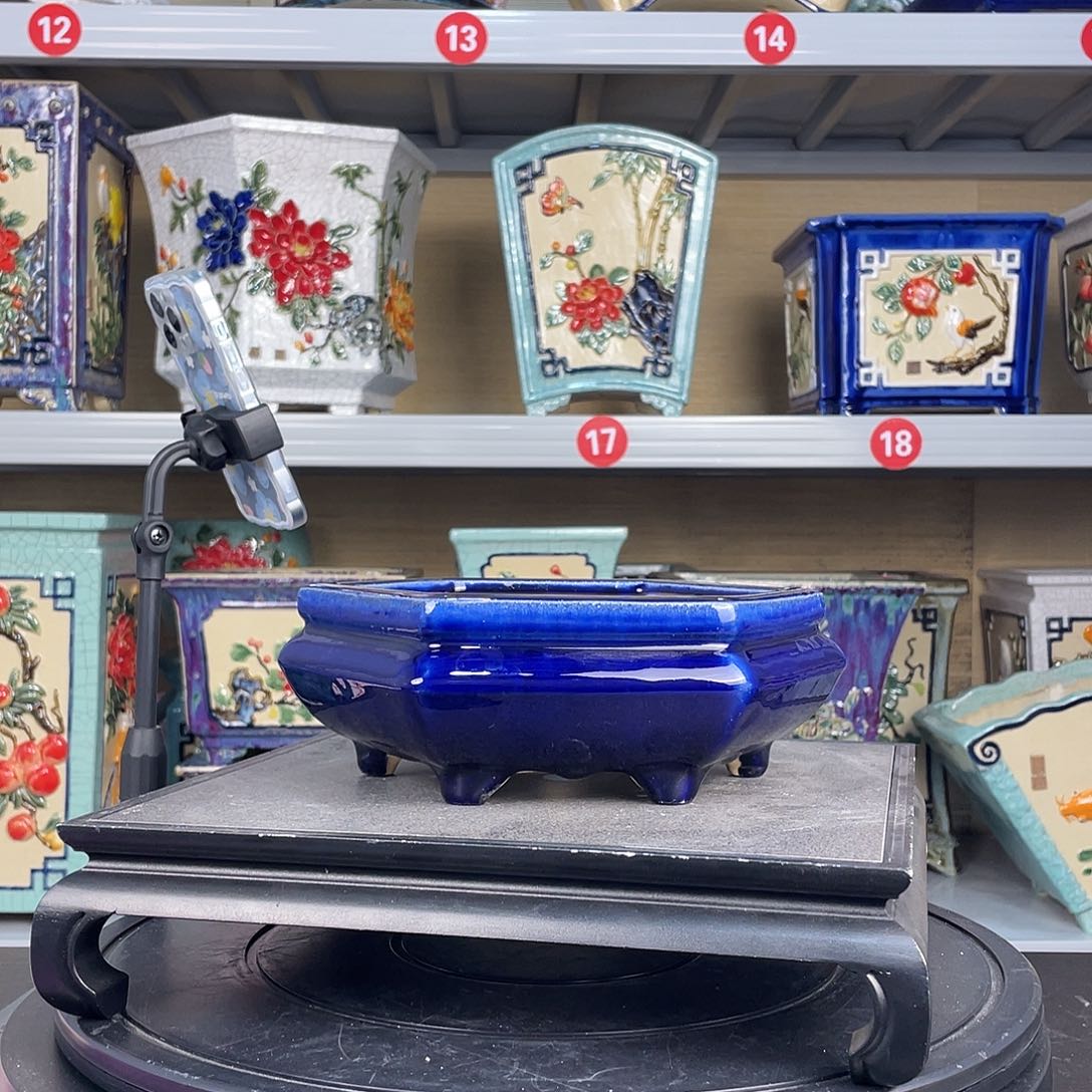 红陶正宗岭南石湾湾湾盆