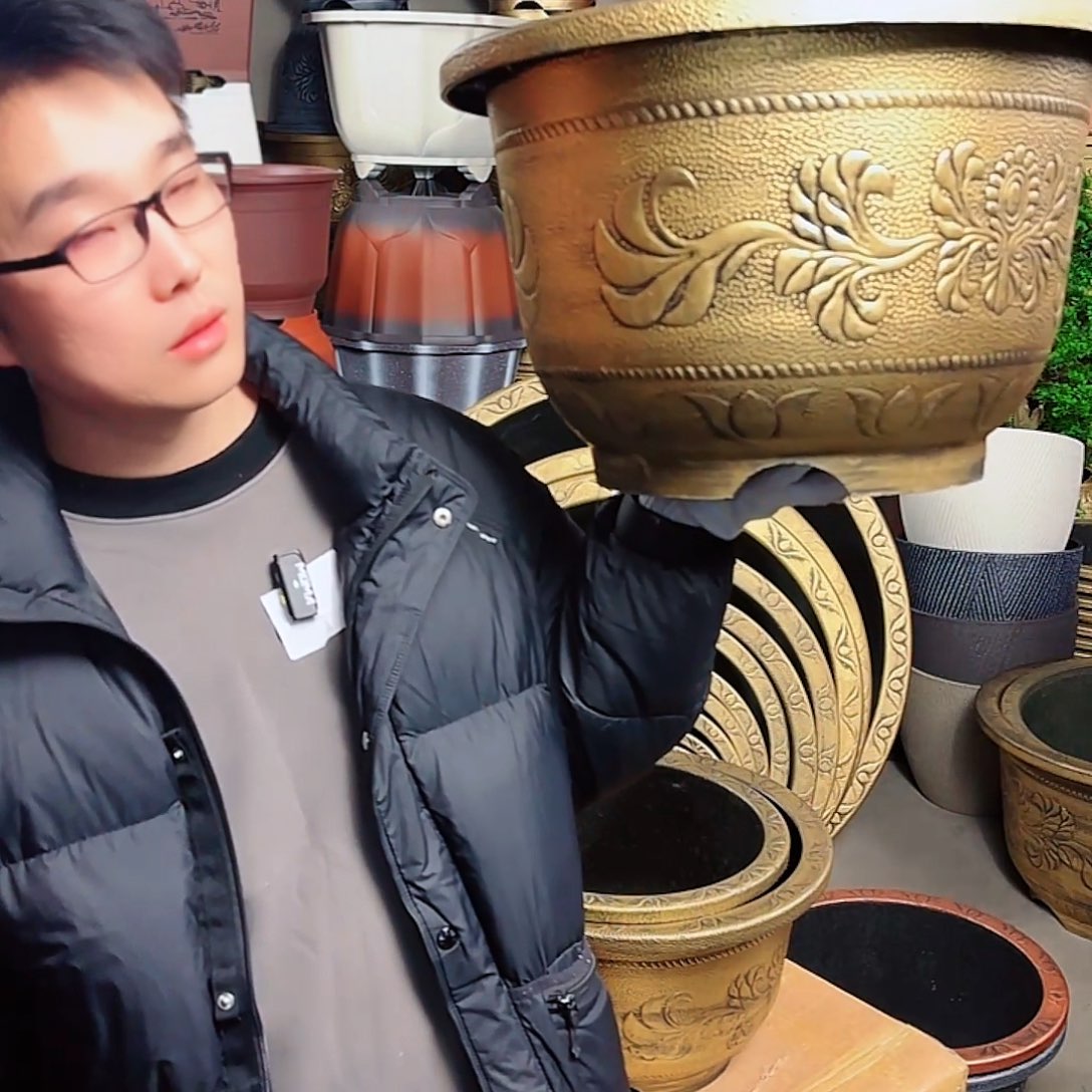 W***u凤盆古铜色凤盆60 70 各1个打孔