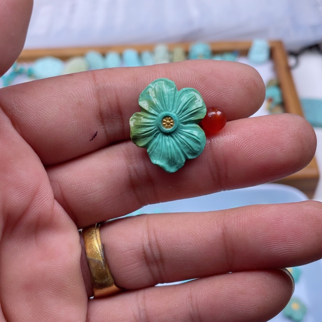 安***蜜颈饰未镶嵌南红玛瑙182