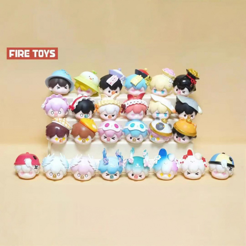 【直播拆盒】大鱼吃小鱼玩法欧大娃正品潮玩盲盒手办摆件