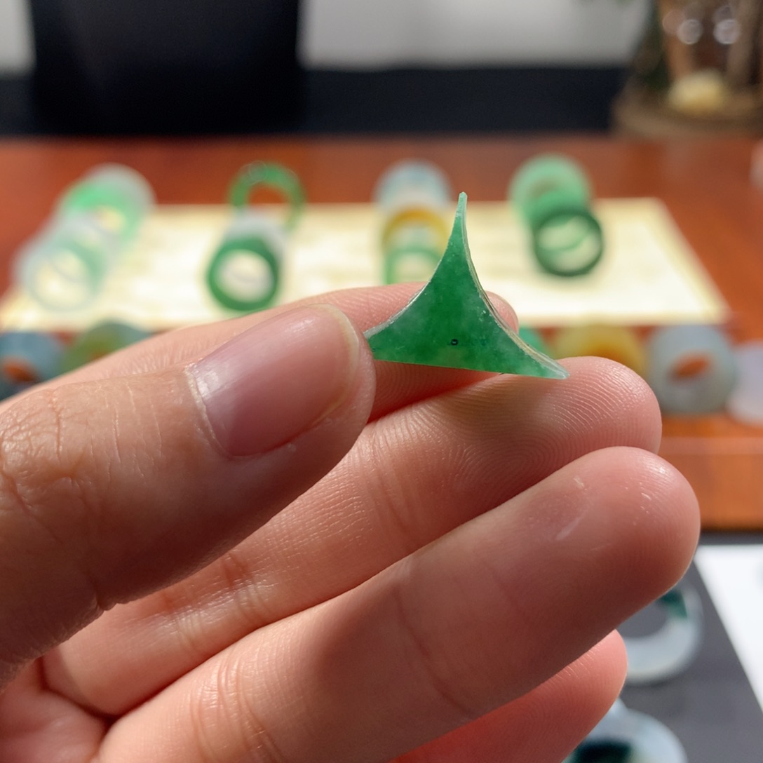 定制翡翠未镶嵌三****来翡翠