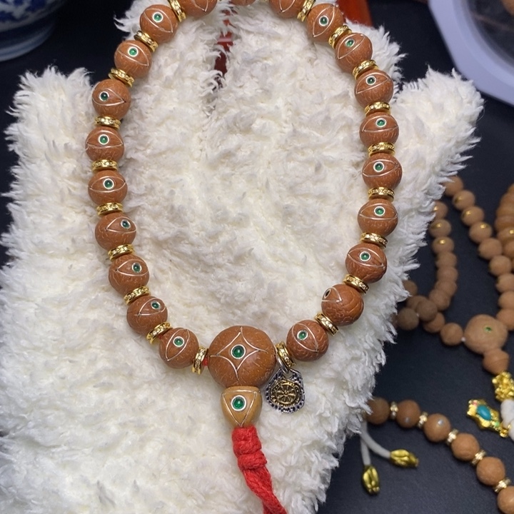 凤眼菩提手串摄***格尼泊尔