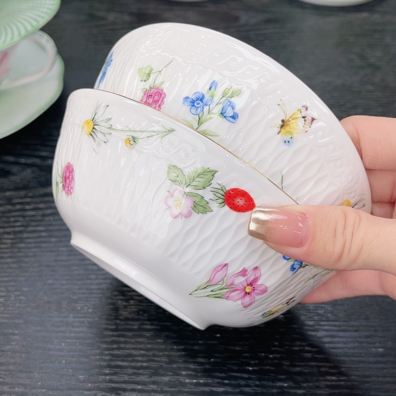 【闪购商品】瓷片饭碗—————————