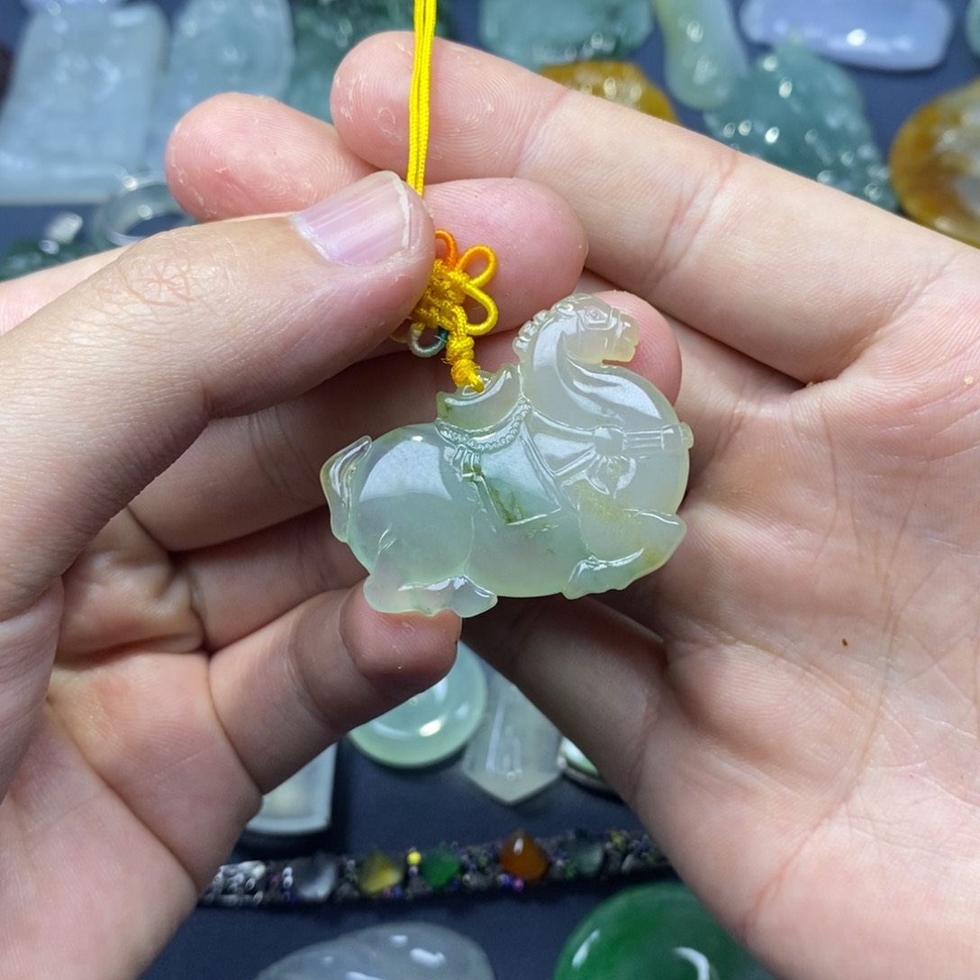 吊坠(不含链)未镶嵌翡翠马