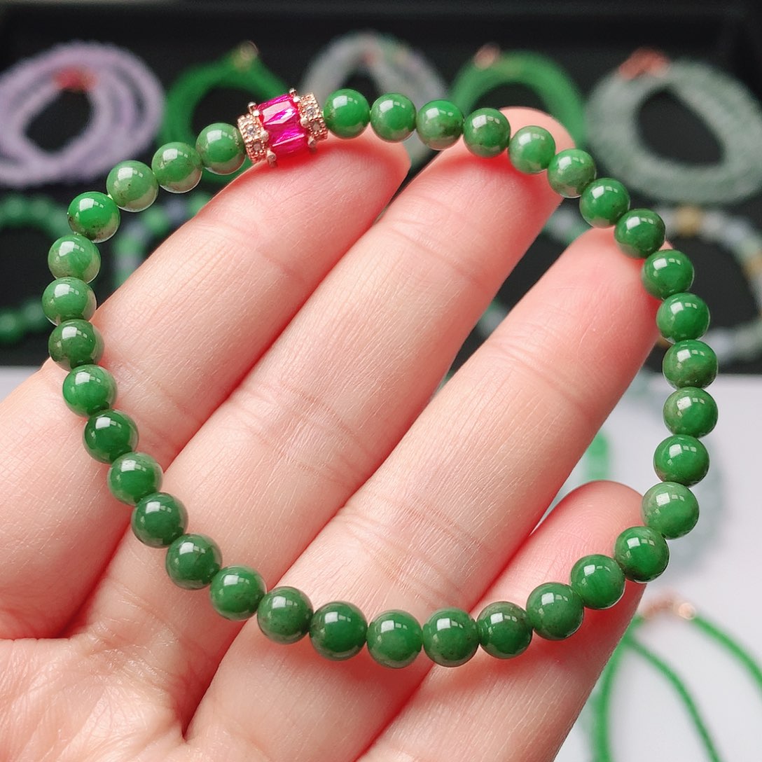 翡翠未镶嵌手链翡翠