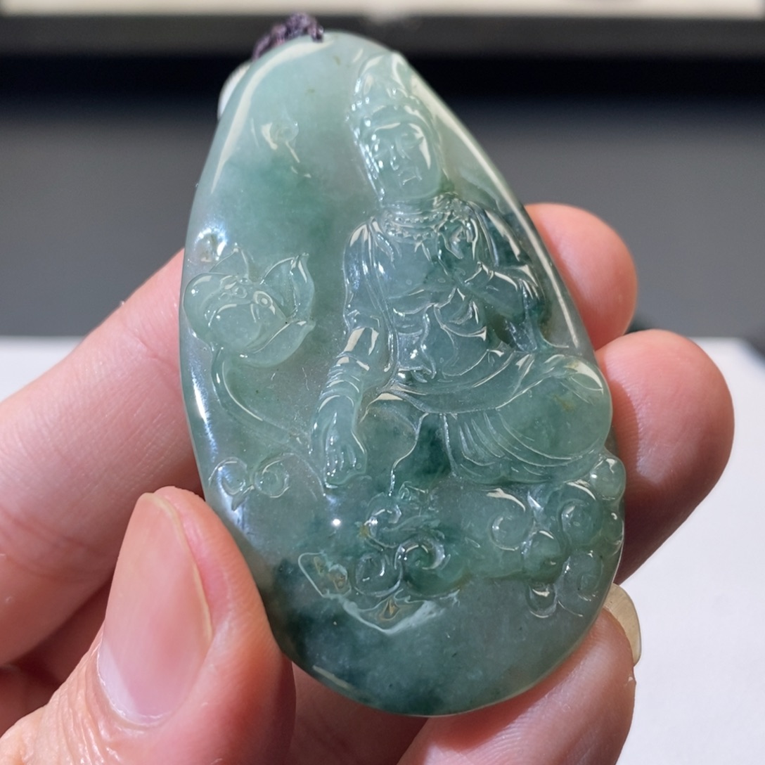 翡翠未镶嵌颈饰123