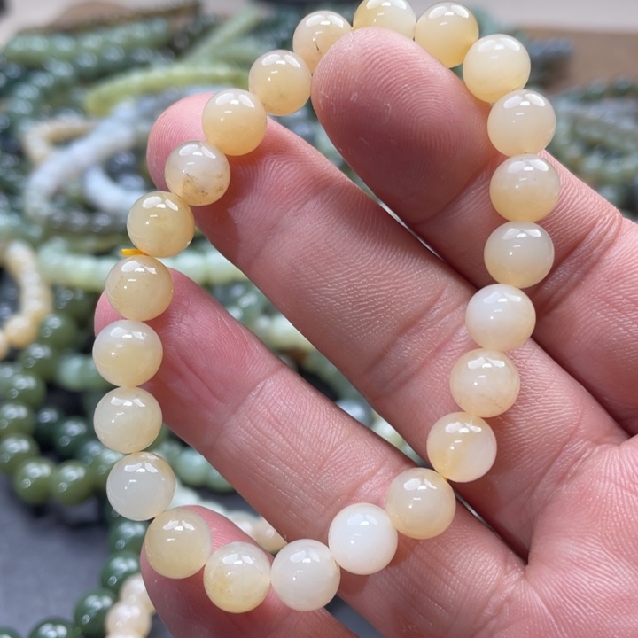 和田玉手链未镶嵌