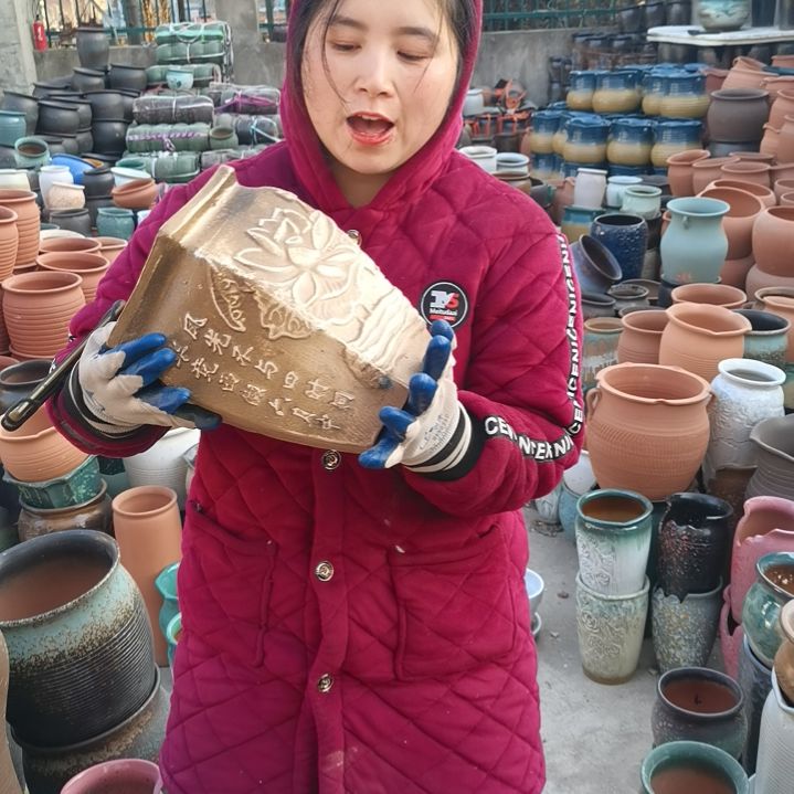 红陶口18高24瑕疵