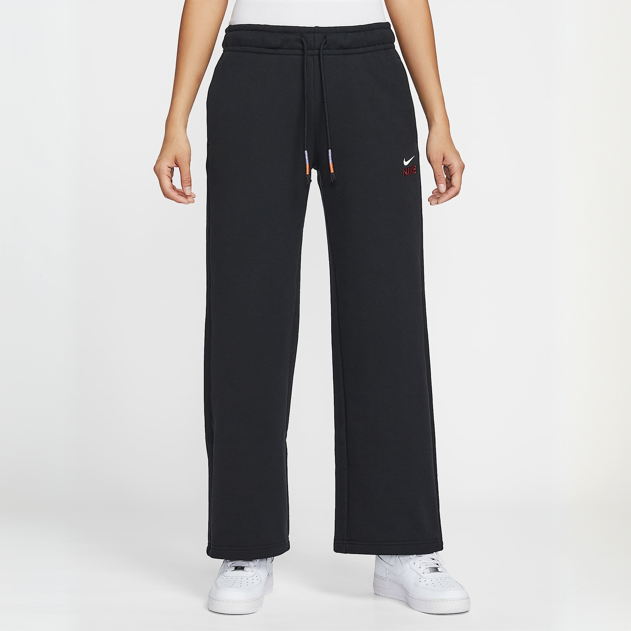 NIKE/耐克马年限定脱缰系列 新年款女子针织阔腿长裤IQ3829010