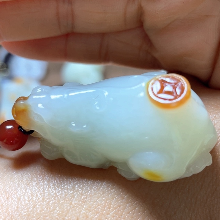手链未镶嵌和田玉（糖玉）