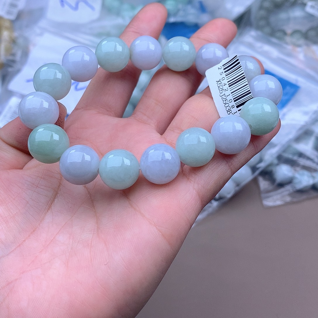 未镶嵌手串定制翡翠