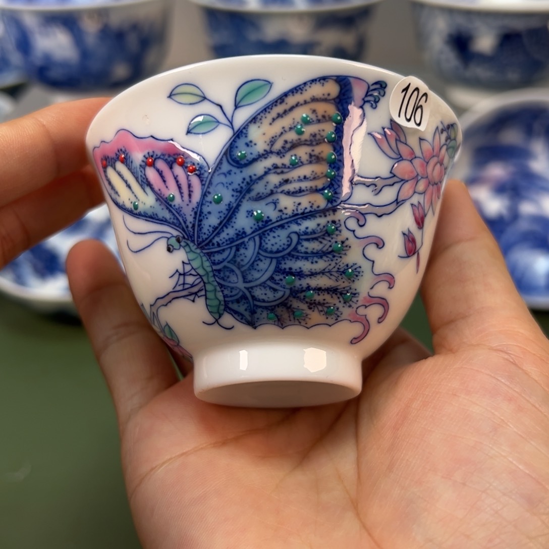 杯木木景德镇纯手绘茶具106