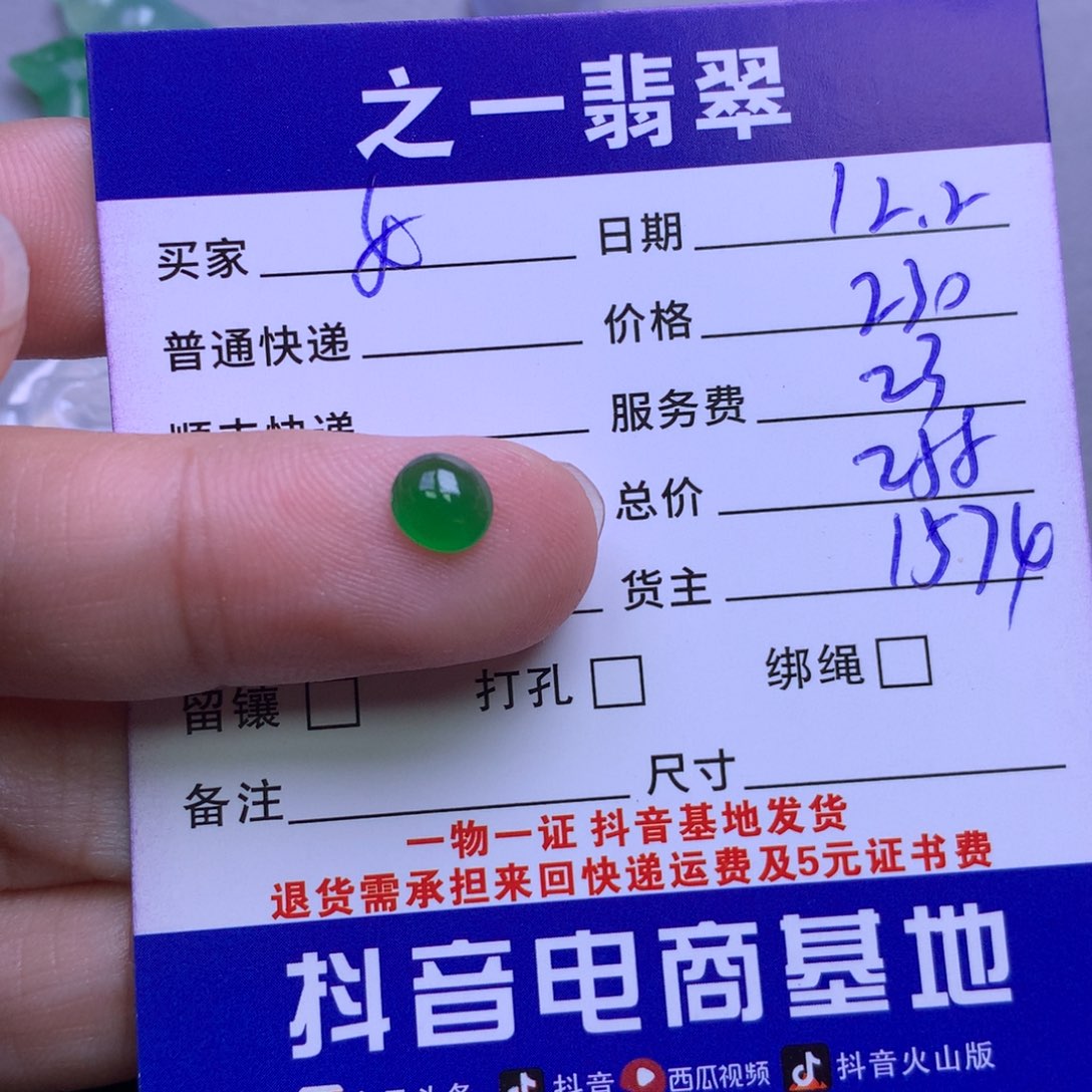 颈饰未镶嵌翡翠女****O