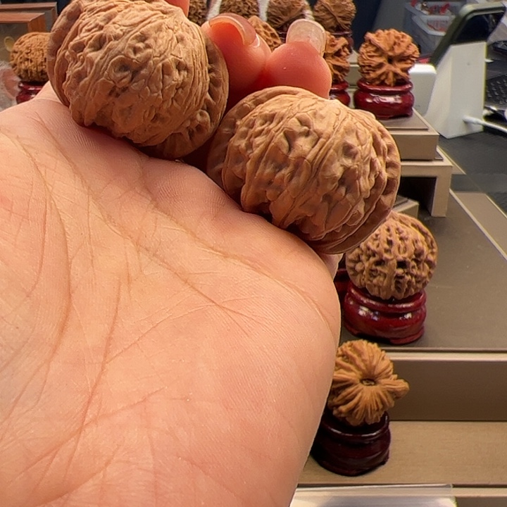 把件文玩核桃37 战鼓 a-026