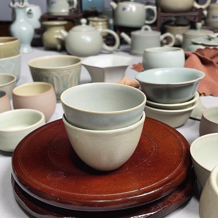 小***麻柴烧单杯微瑕2只222222