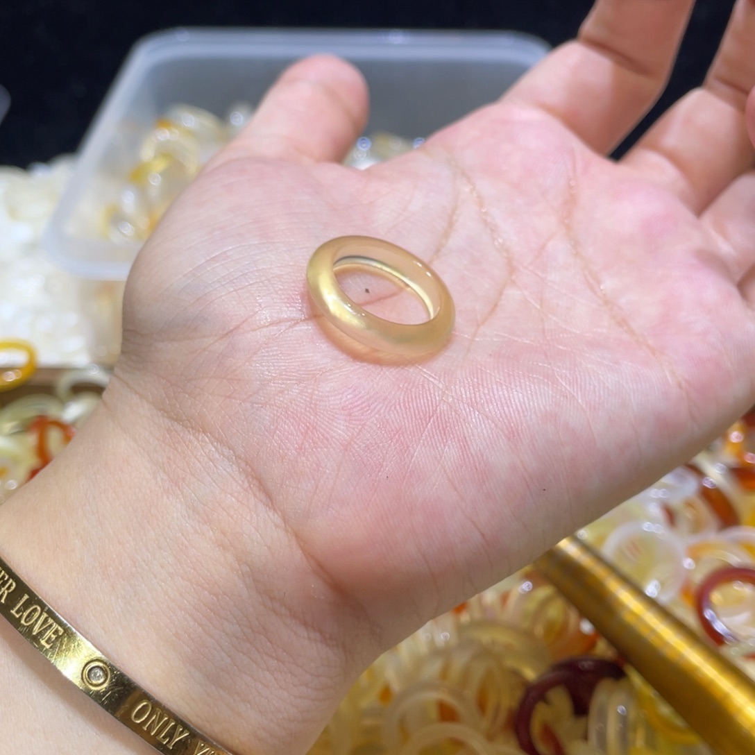 玛瑙/玉髓未镶嵌戒指91号港13