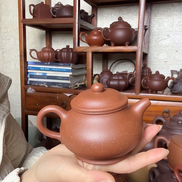 K***i茶壶紫砂潘壶280cc精工半手工