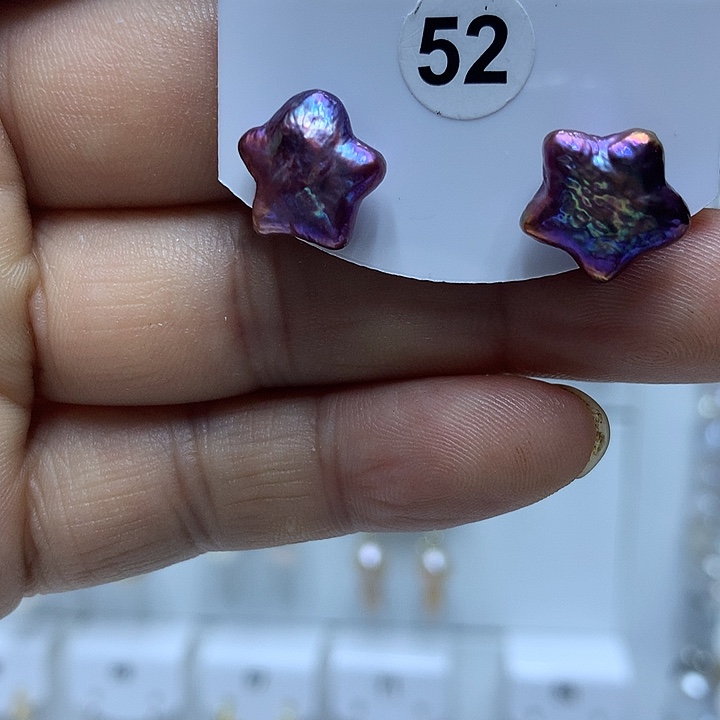 糖***甜淡水珍珠巴洛克银S925镶嵌