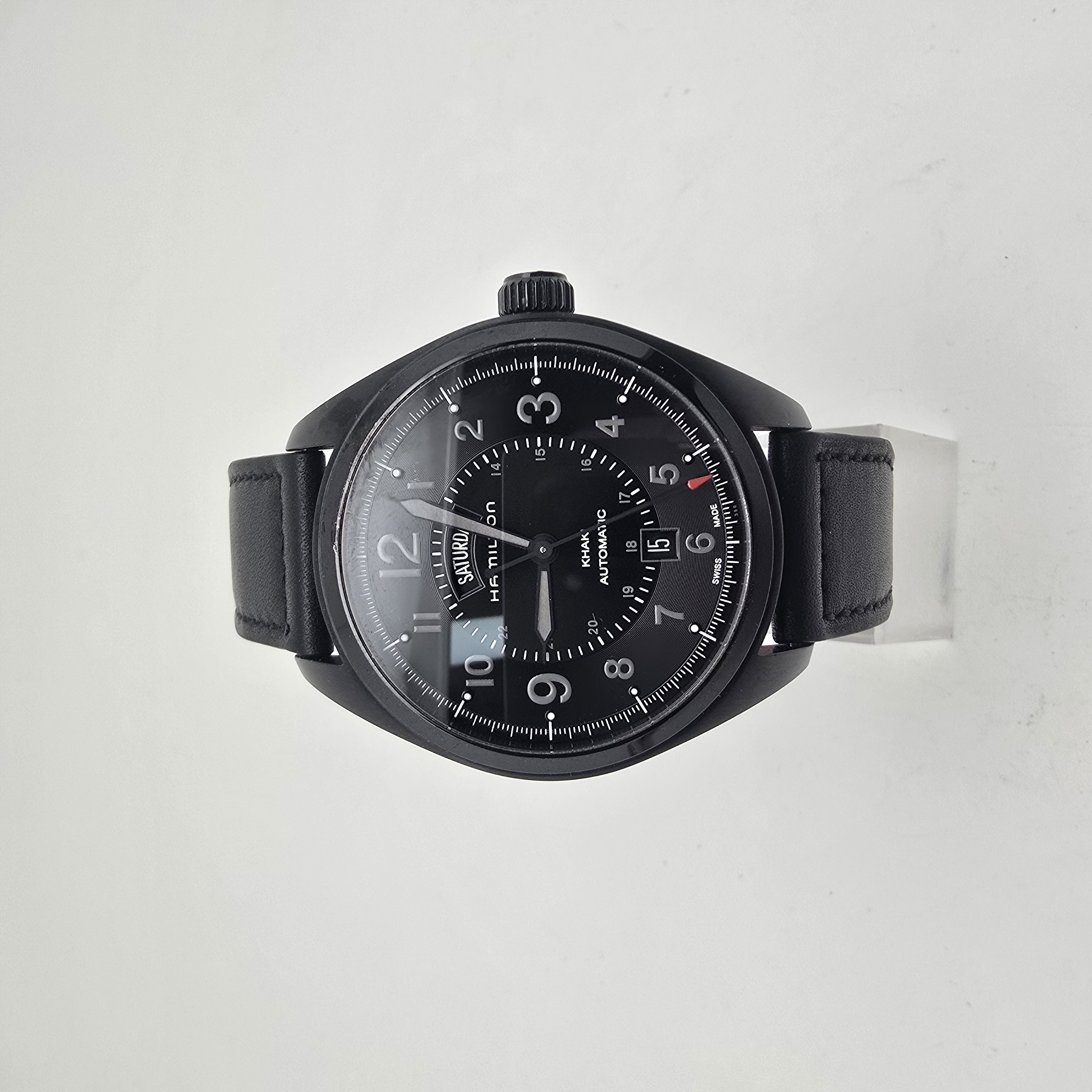 95新 Hamilton/汉米尔顿 汉米尔顿卡其野战系列/表经42mm/单表