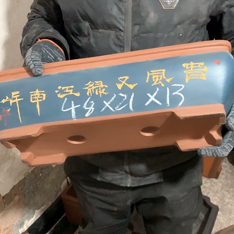 紫砂花盆手工制作