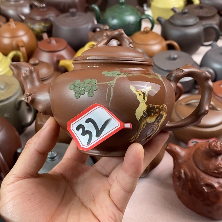 紫砂茶壶荒**梦紫泥报春