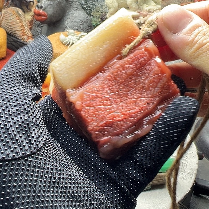 我***胖寿山石寿山石摆件