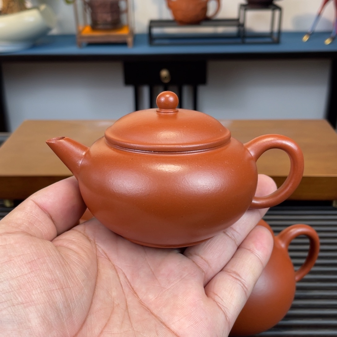 紫砂茶壶求*得小红泥水平150cc