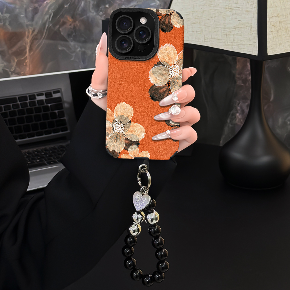 适用于苹果17/16/华为/vivo/OPPO创意新颖瞳眼小羊皮手机壳VA0243