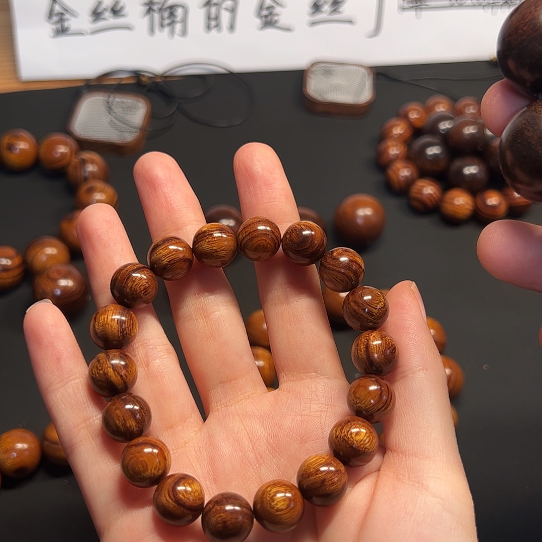 ℳ***⁰沙漠铁1.2鎏金手串