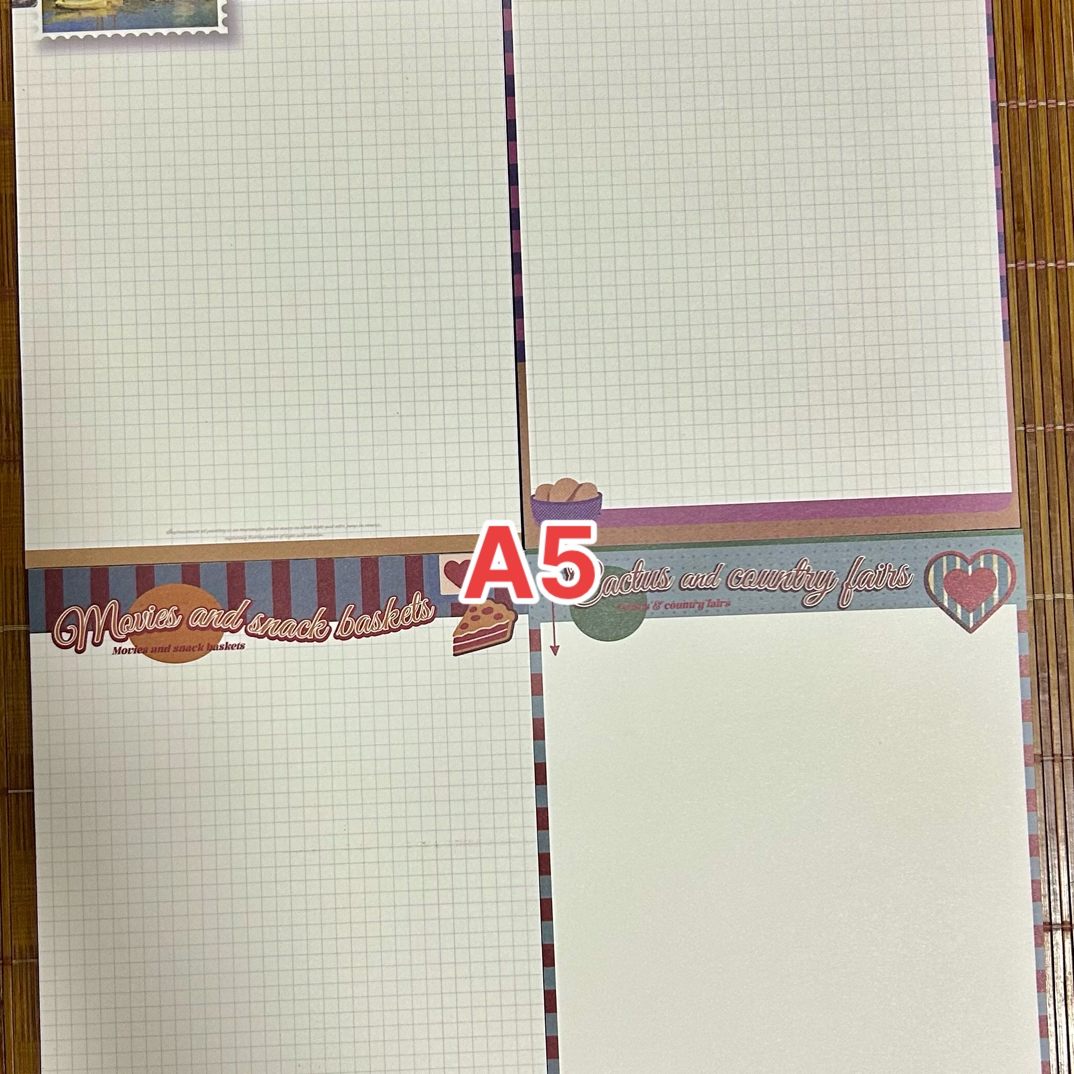 可爱卡通A5便签本高颜值学生手账素材日常留言记录小本子