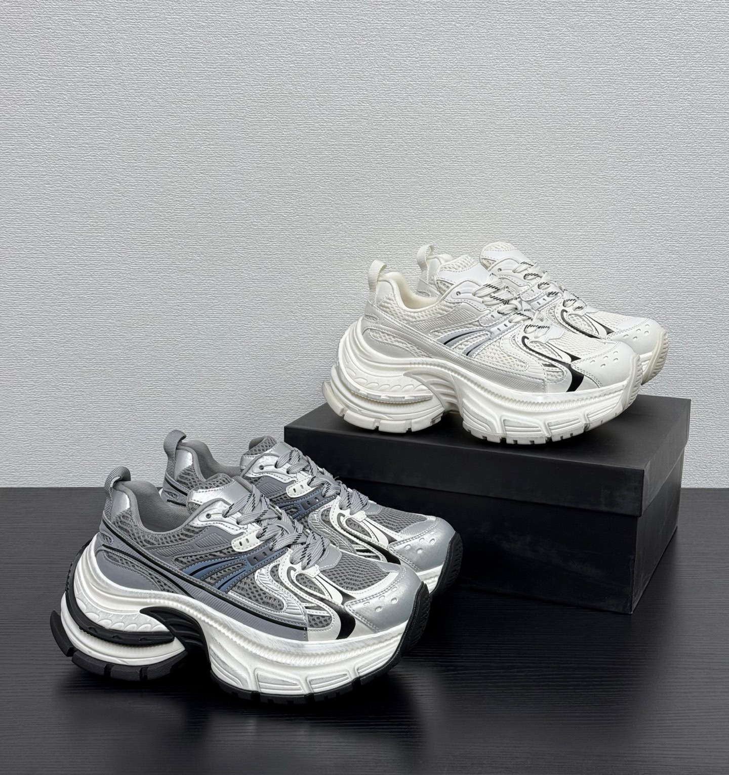 【东莞胖哥胖嫂】“晴天”时尚百搭休闲鞋拼色老爹鞋女鞋学院风学生鞋