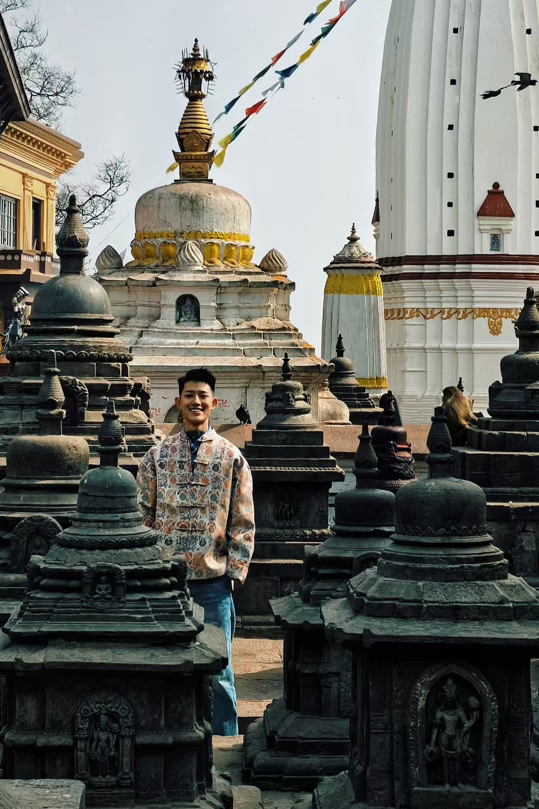 山水一色 | 中式唐装 龙凤串连