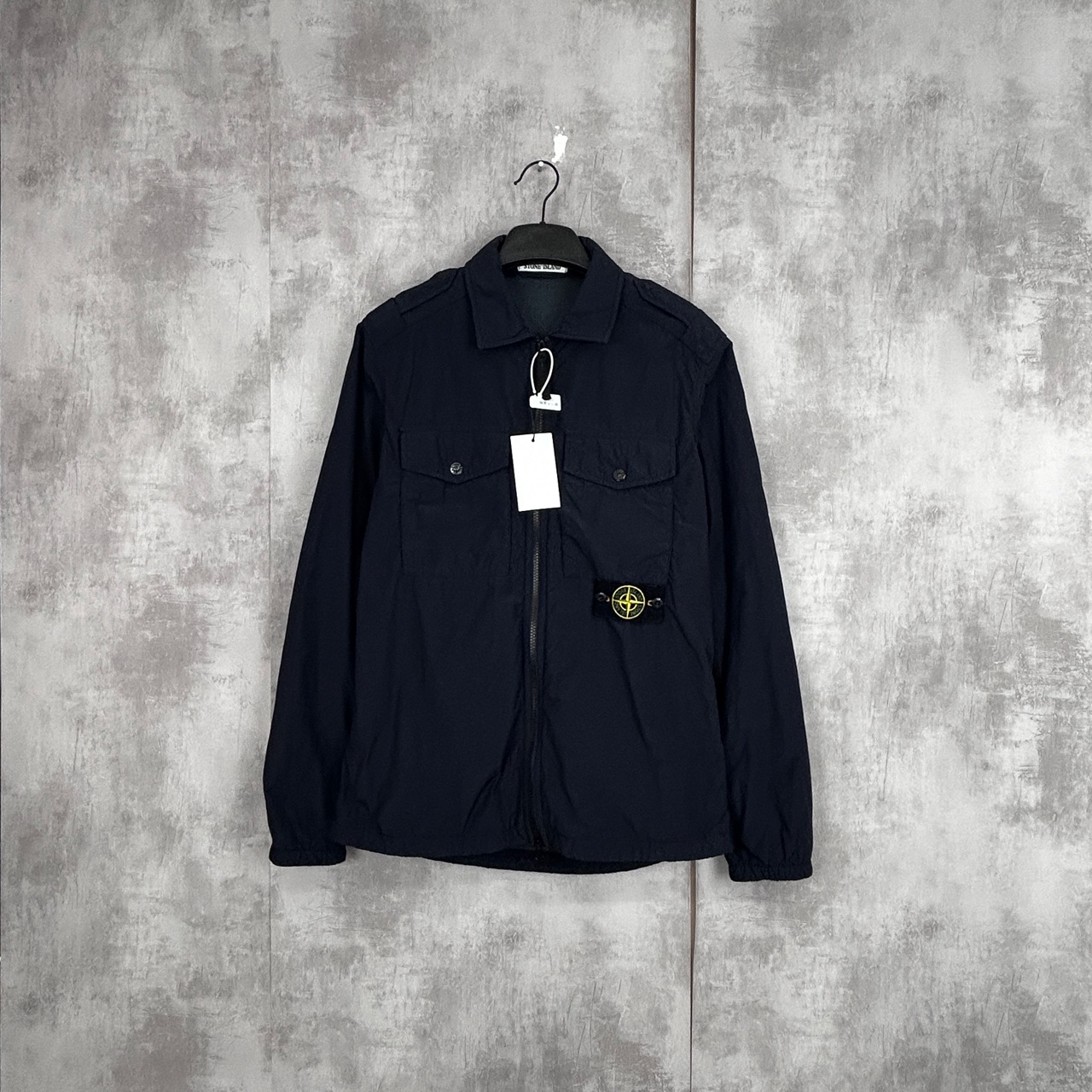 99新 STONE ISLAND SINCE/石岛 02355  胸标尼龙棉服外套 M 99新