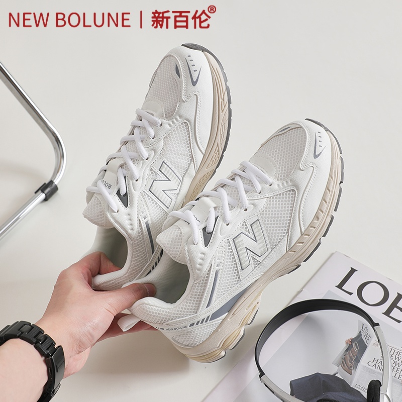新百伦正品运动鞋情侣款夏季透气休闲百搭厚底增高爆款网面老爹鞋
