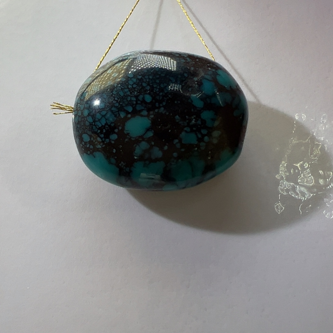 绿松石未镶嵌挂件