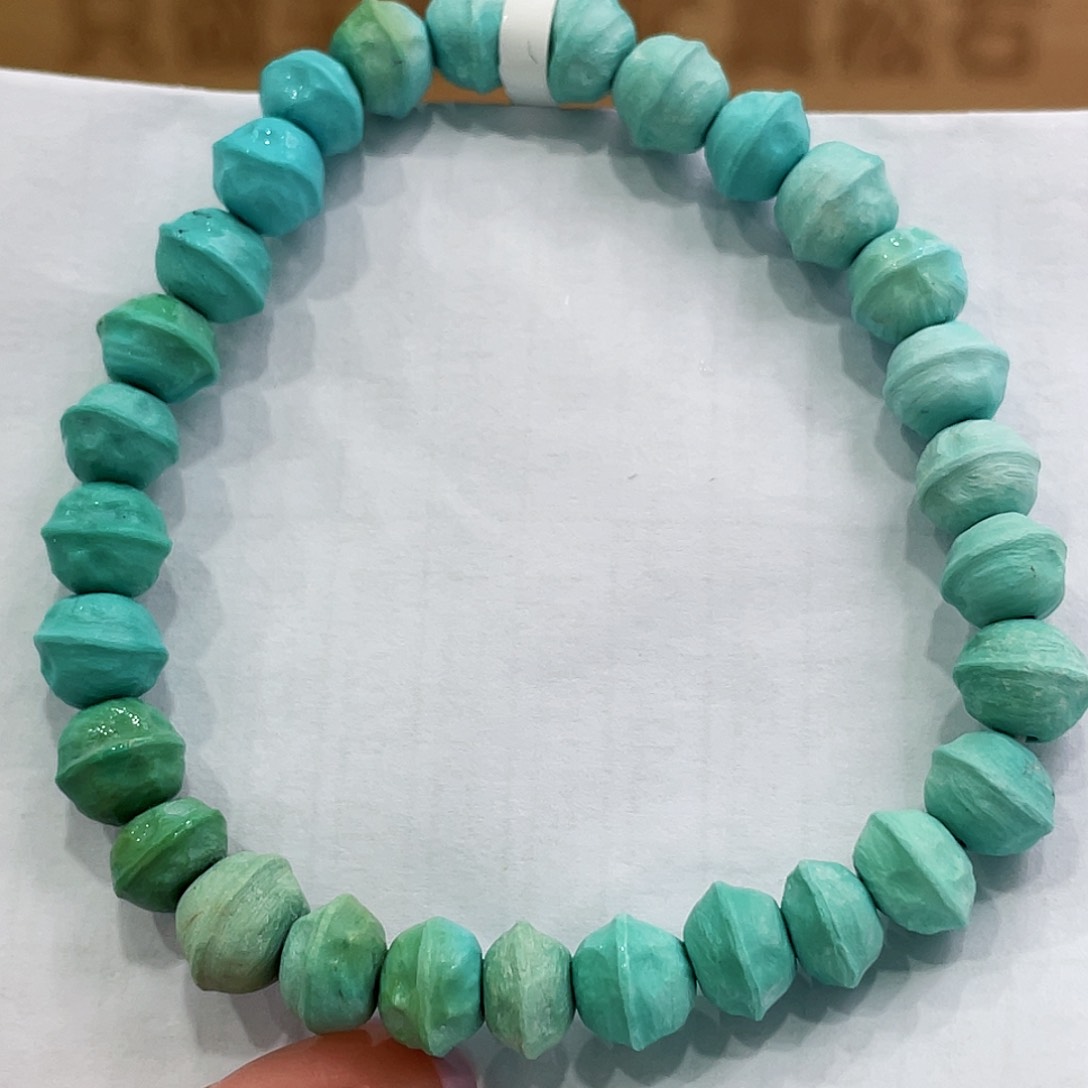 未镶嵌绿松石珠宝奇石吊****x