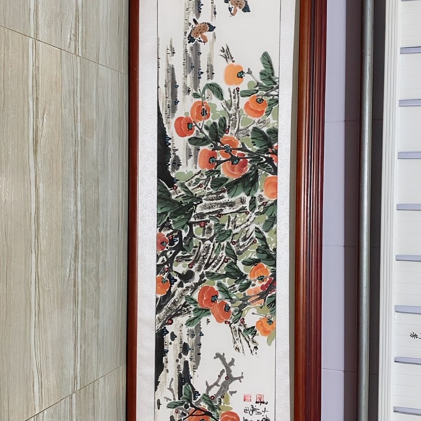 【闪购商品】国画书画作品带框165.×50